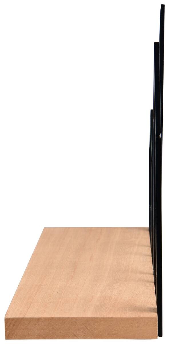 Wandregal Jelena schwarz B/H/T: ca. 48x30x14 cm