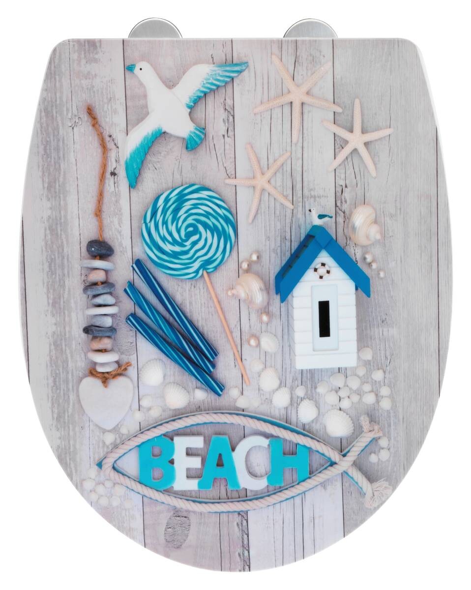 WENKO WC-Sitz Beach Thermoplast