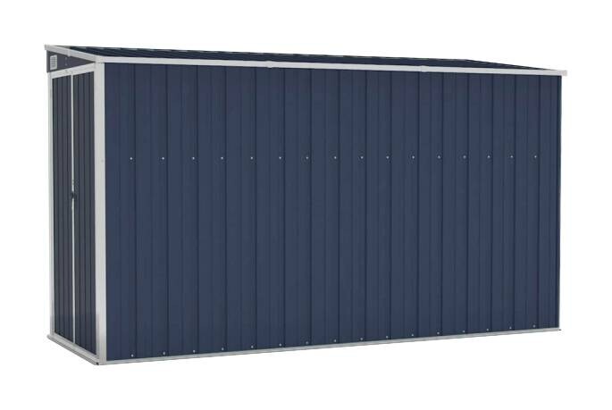 vidaXL Gartenhaus anthrazit B/H/T: ca. 118x178x288 cm