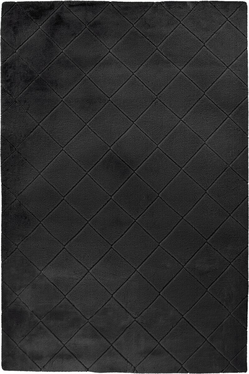 Padiro Hochflorteppich Imala 125 schwarz B/H/L: ca. 160x3x230 cm