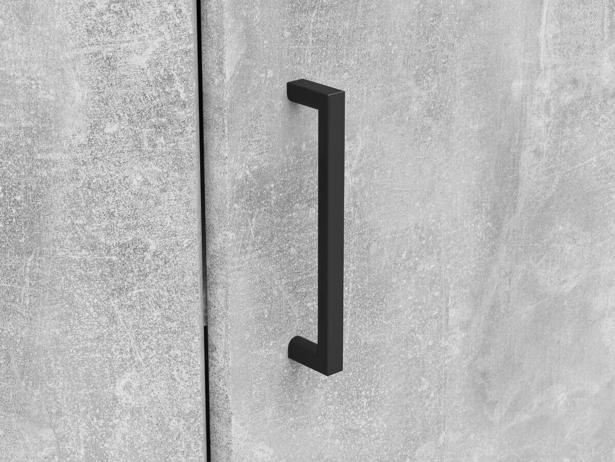 Schrank Multi-Stauraum Typ 41 Beton Optik B/H/T: ca. 101x83x79 cm