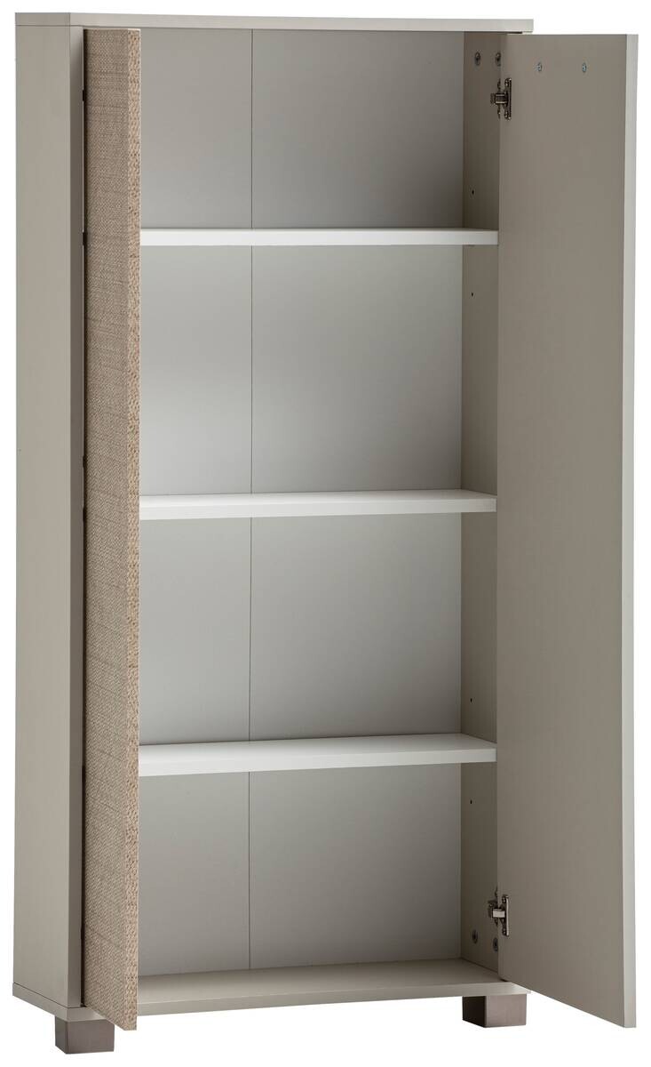 Highboard Edno creme Eiche Nachbildung B/H/T: ca. 59,8x124x19,5 cm