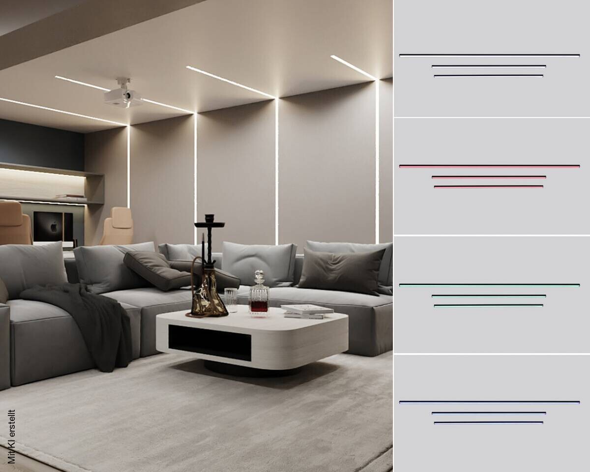Nolo LED-Akustikpaneelbeleuchtung Line H: ca. 100 cm
