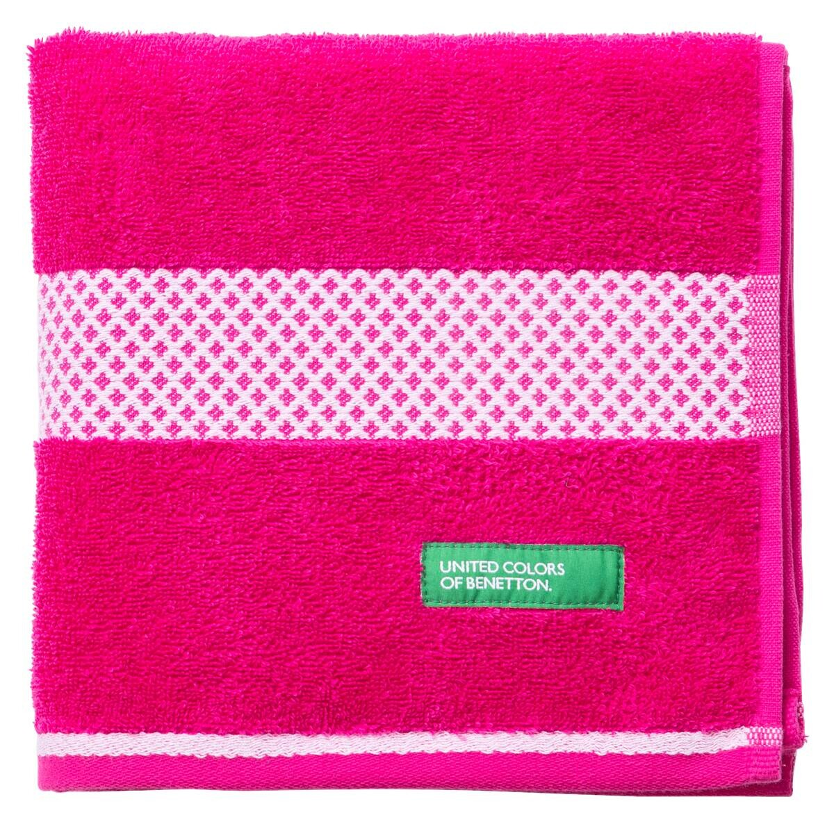BENETTON Handtuch SUMMER pink 100% Baumwolle B/L: ca. 50x90 cm