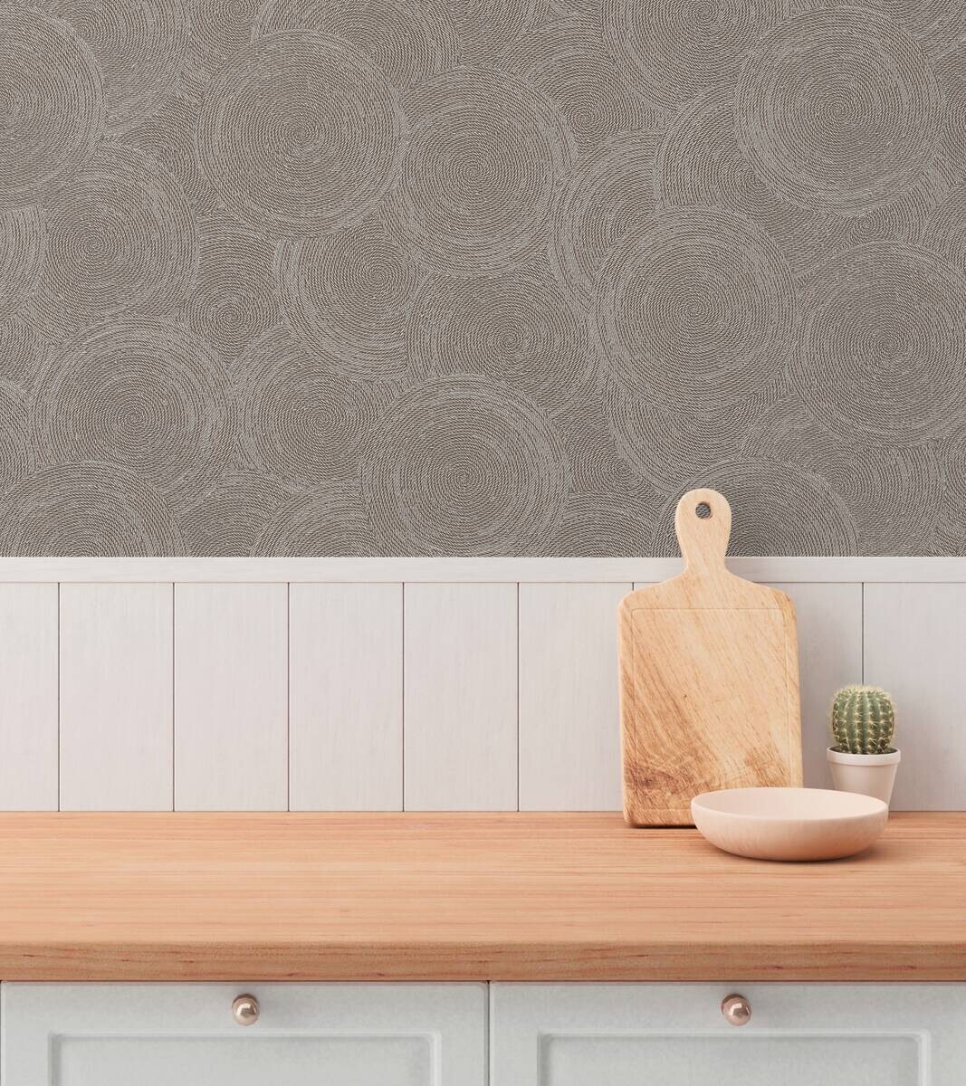 A.S.Creation Vliestapete grau braun beige B/H/D: ca. 53x1005x8,8 cm