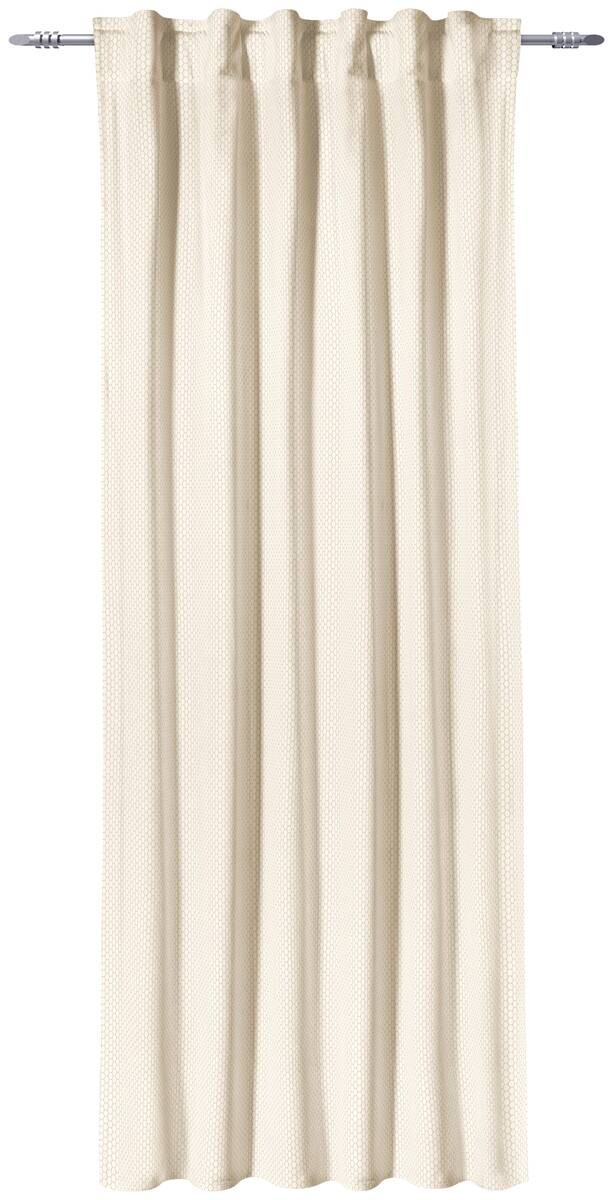 POCOline Kombivorhang Wabe champagner B/L: ca. 135x245 cm