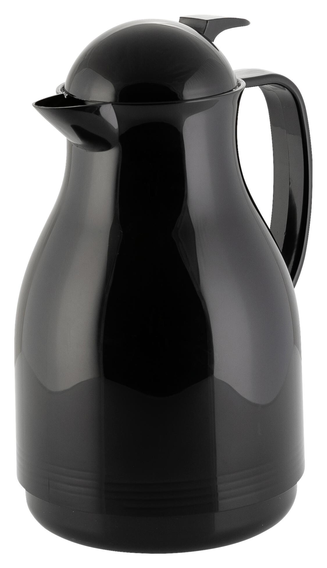 Axentia Isolierkanne schwarz Kunststoff