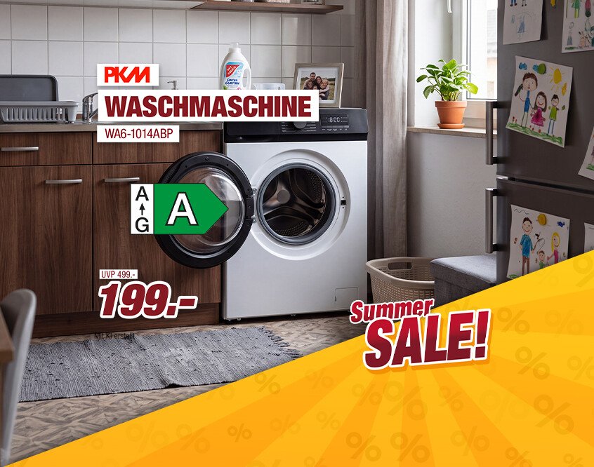 Unsere Werbe Highlights - Waschmaschine WA6-1014ABP