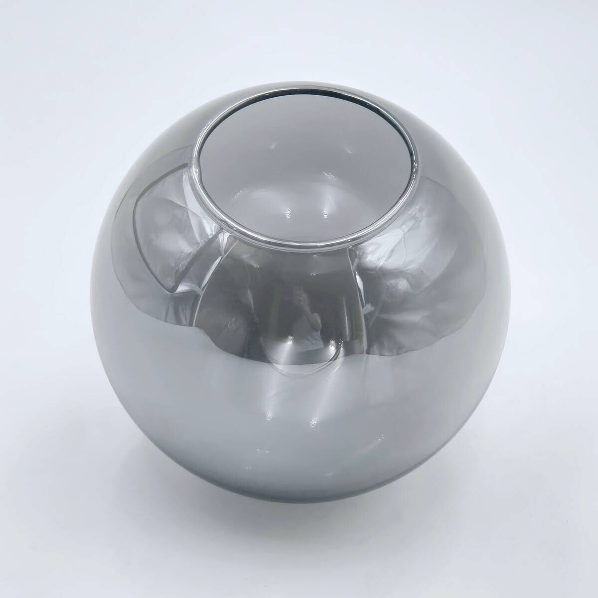 Lamkur Wandleuchte Chrom Stahl Glas B/H/L: ca. 20x14,5x20 cm E14 1 Brennstellen