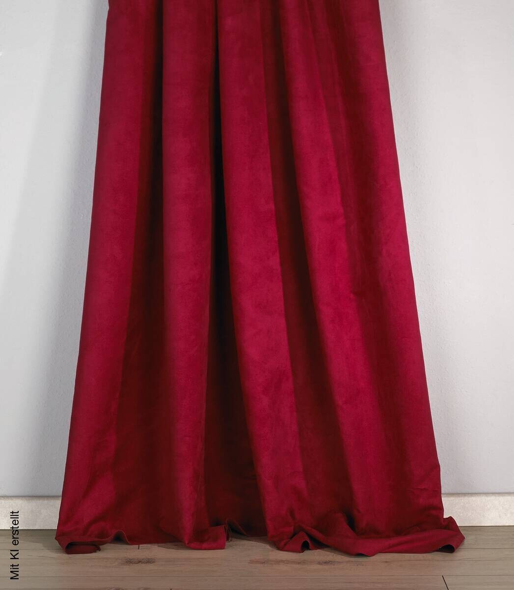 Dekostoff rot B: ca. 150 cm