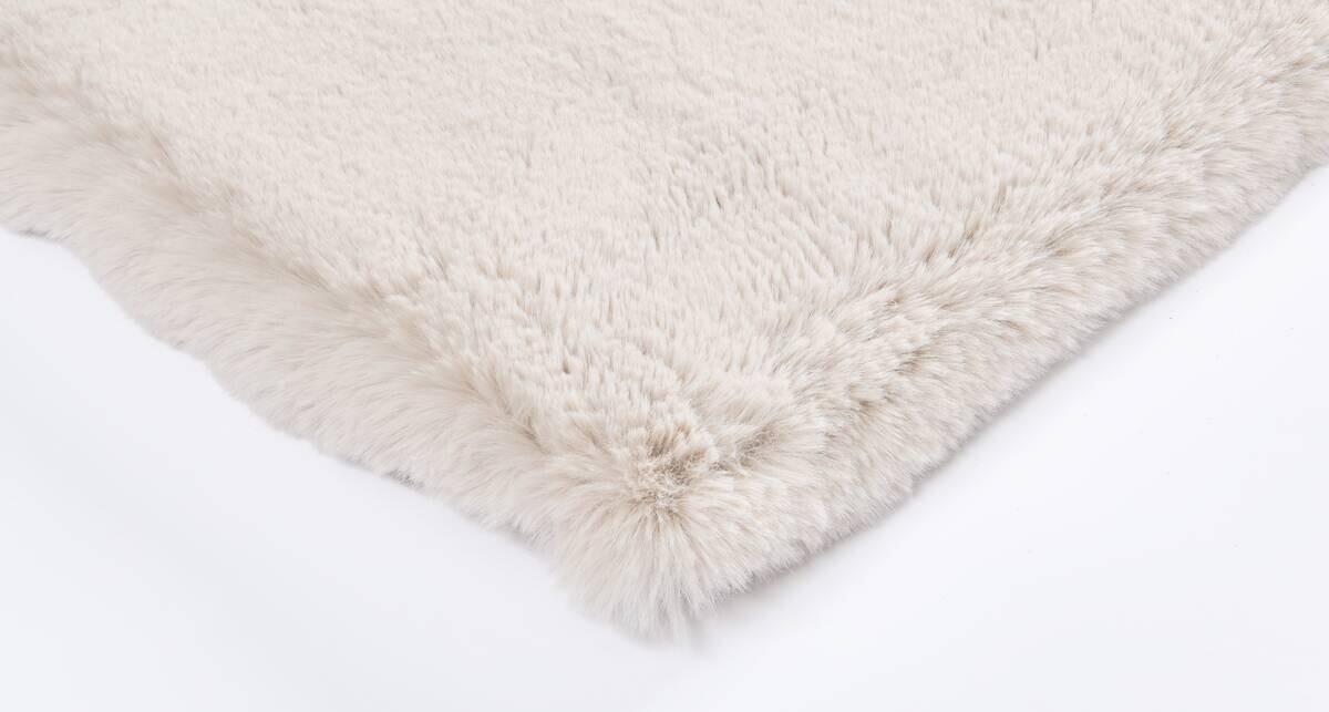 Fellimitat Bunny Deluxe creme B/L: ca. 160x230 cm