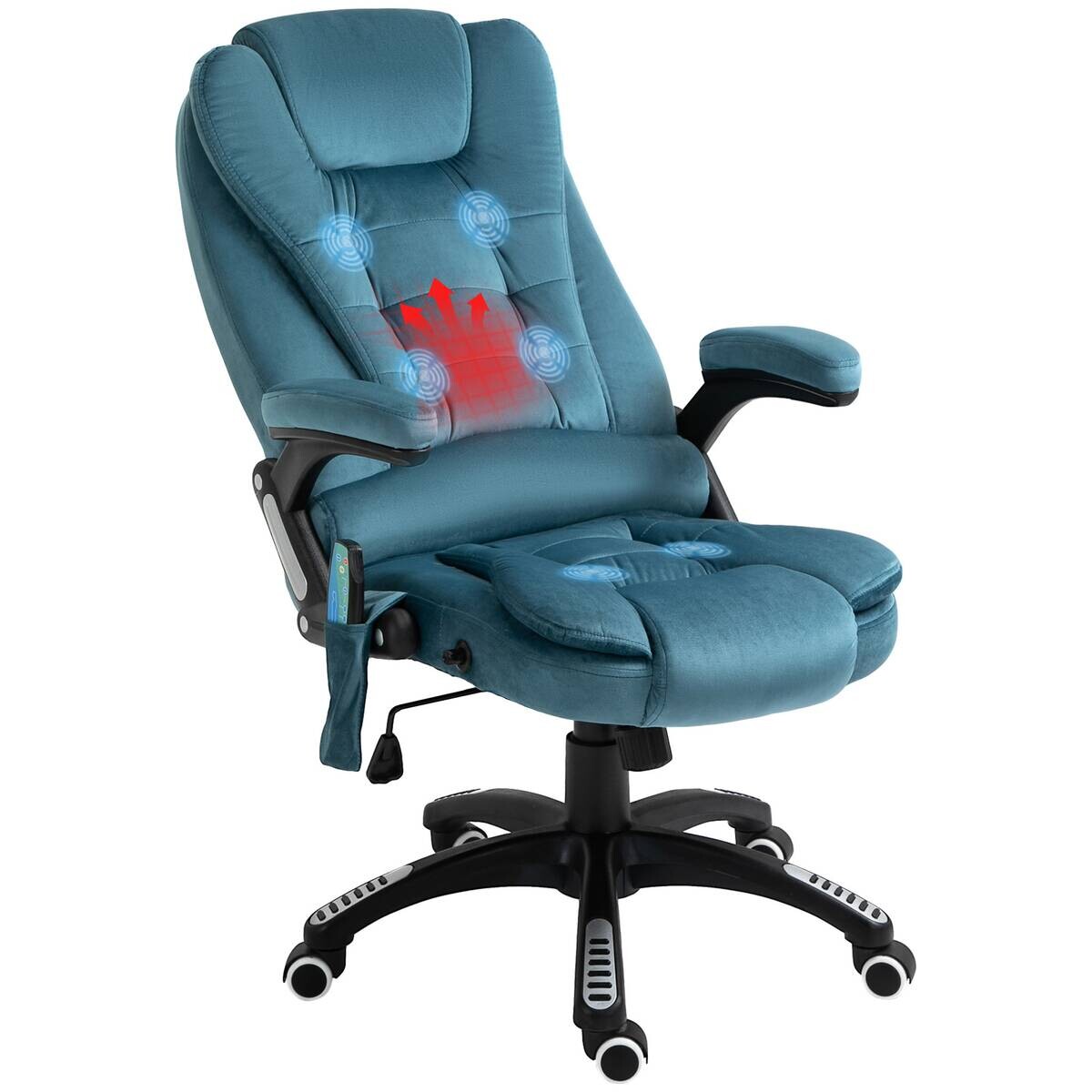 Vinsetto Massagestuhl blau B/H/L: ca. 72x68x120 cm