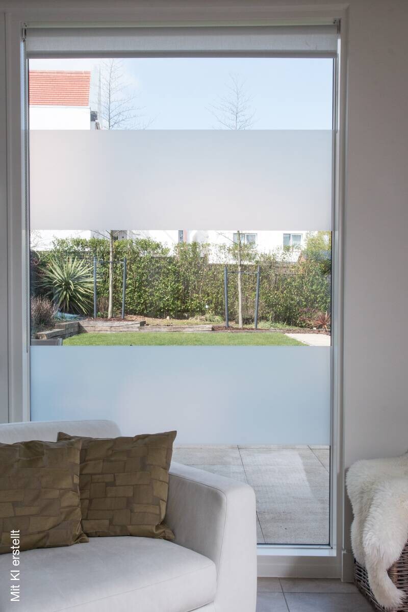 d-c-fix Fensterfolie Milky weiß transparent B/L: ca. 67,5x150 cm