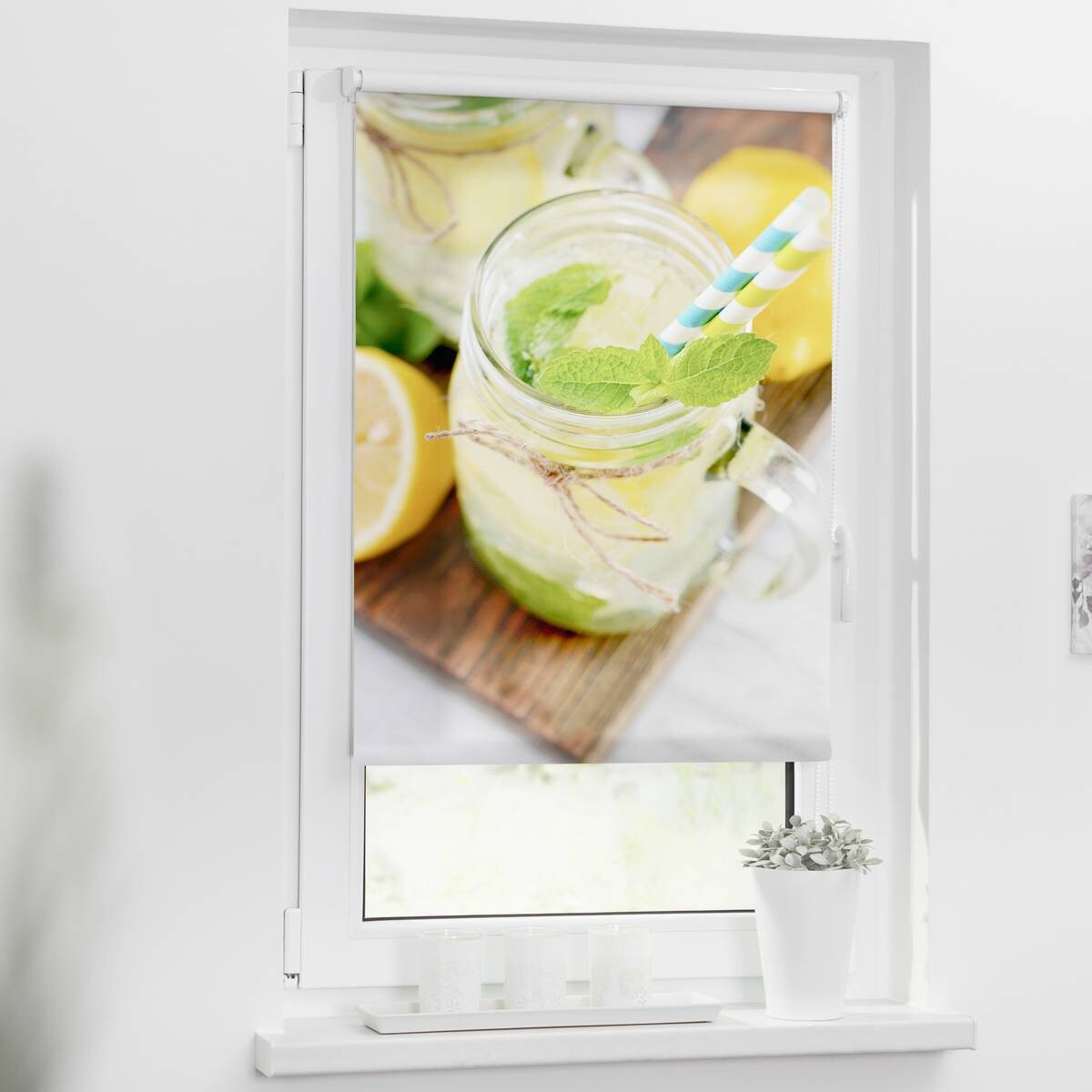 LICHTBLICK Rollo Limo gelb B/L: ca. 90x150 cm