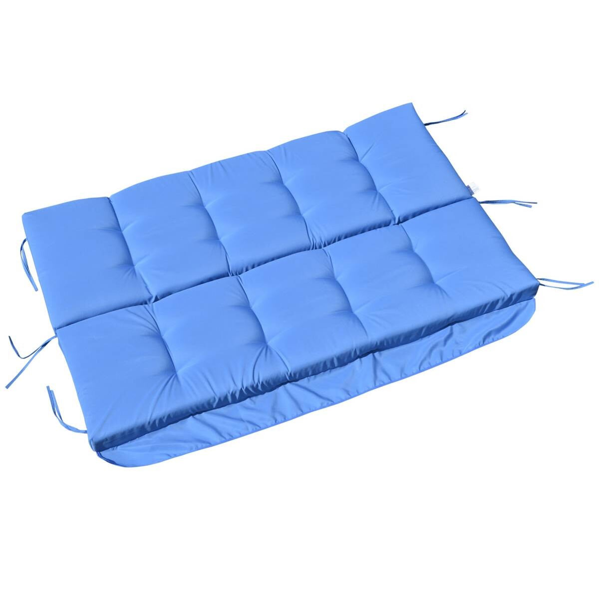 Outsunny Sitzkissen blau Polyester B/H/L: ca. 100x8x170 cm