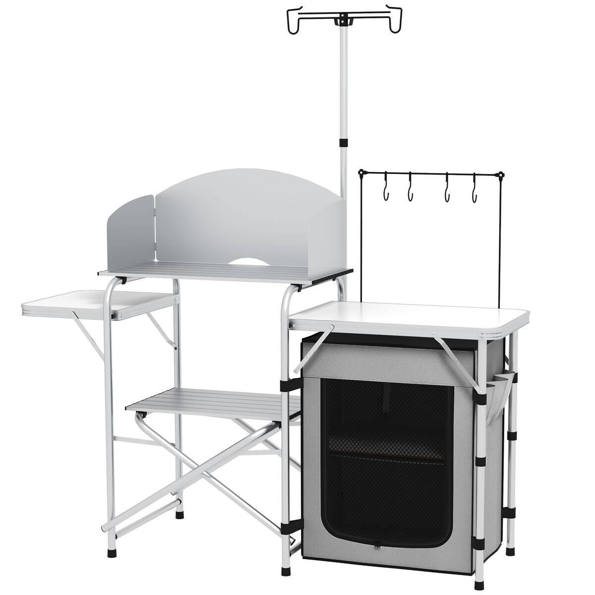 Outsunny Camping Küche B/H/L: ca. 48x119x144 cm