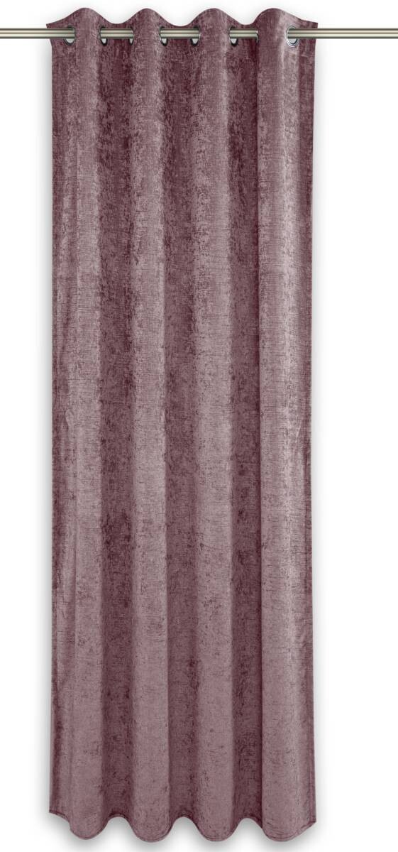 POCOline Verdunklungsvorhang Pia silber B/L: ca. 140x245 cm