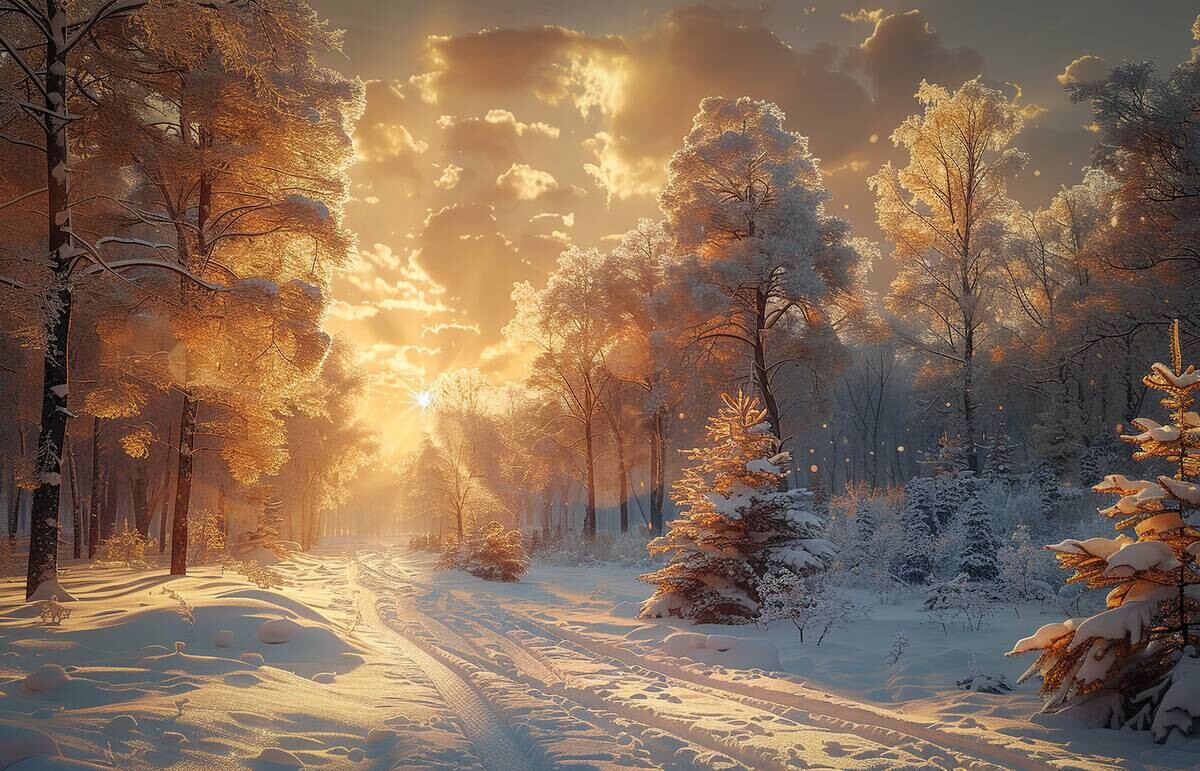 Keilrahmenbild Winter