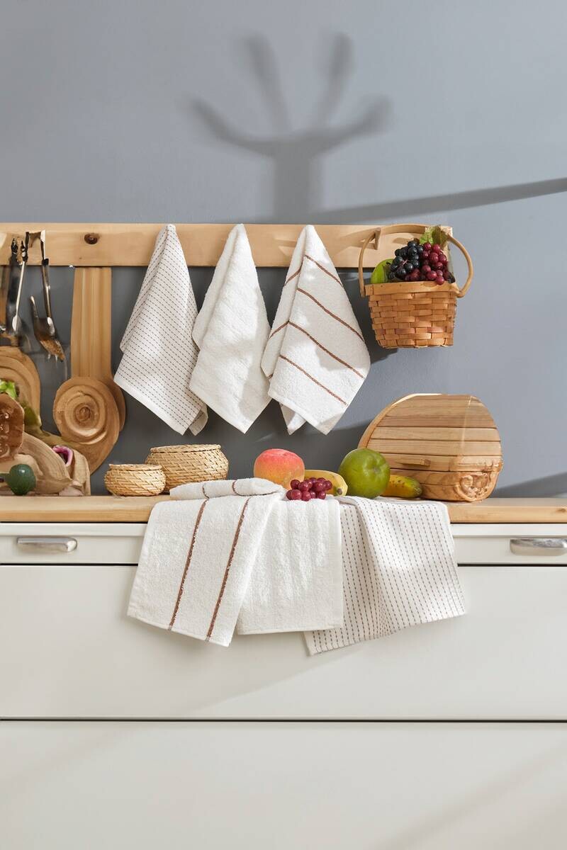 Mijolnir Frottier-Set creme Baumwolle B/L: ca. 30x50 cm