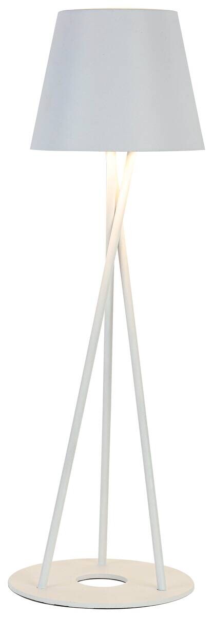 Tischleuchte weiß H/D: ca. 36x11 cm