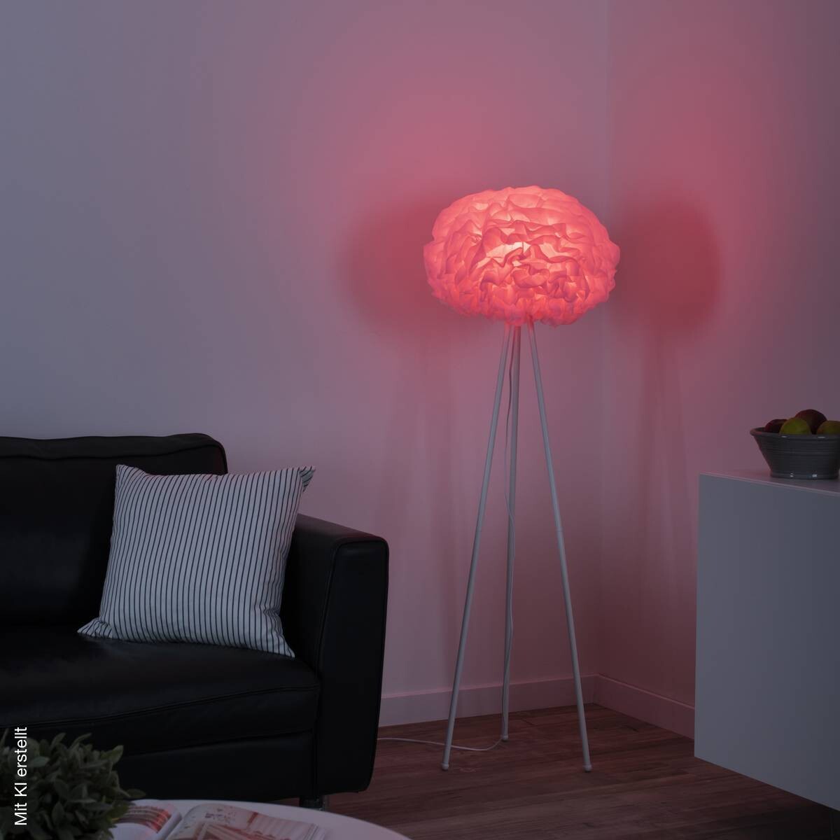 Just Light Stehlampe PN11212-16 Naomi weiß Eisen Kunststoff Stoff H/D: ca. 140x47 cm E27 1 Brennstellen