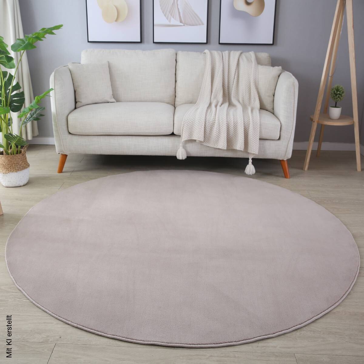 Ayyildiz Teppich SKY beige B/L: ca. 200x200 cm