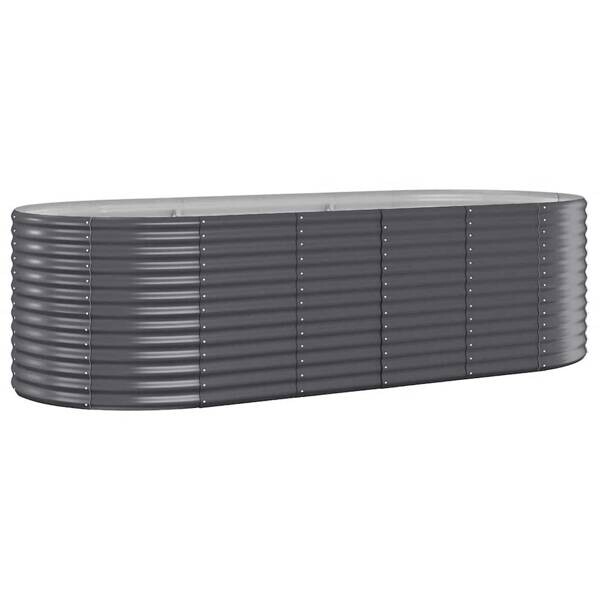 Hochbeet anthrazit Stahl B/H/L: ca. 100x68x249 cm