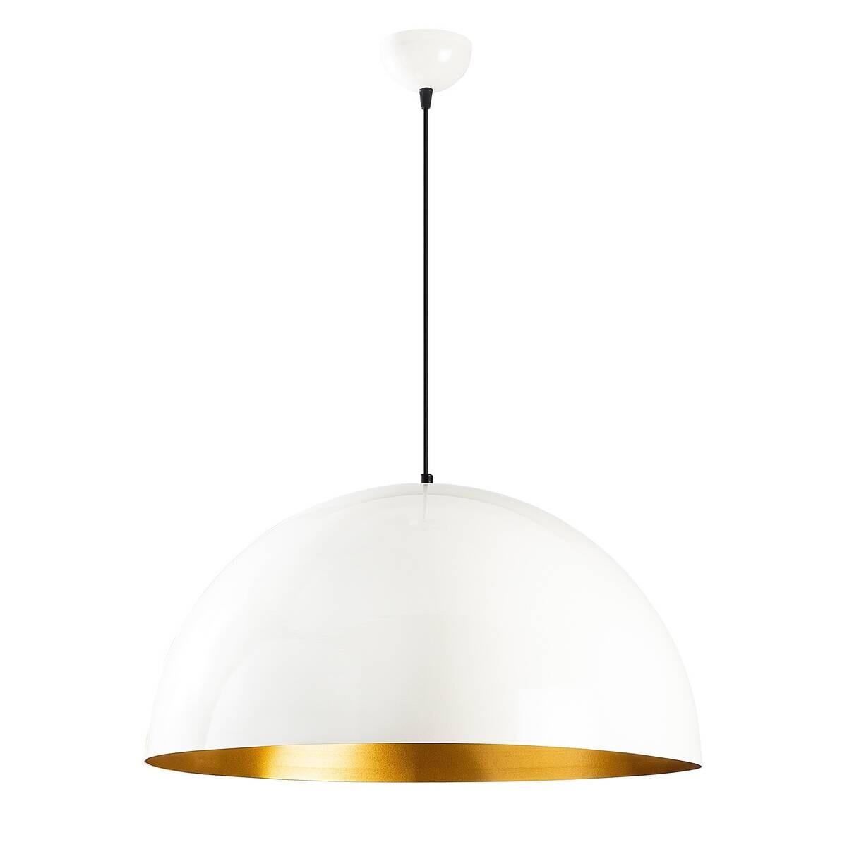 Opviq Pendelleuchte Berceste weiß Metall B/H/T/L/D: ca. 60x126x60x60x60 cm E27 1 Brennstellen