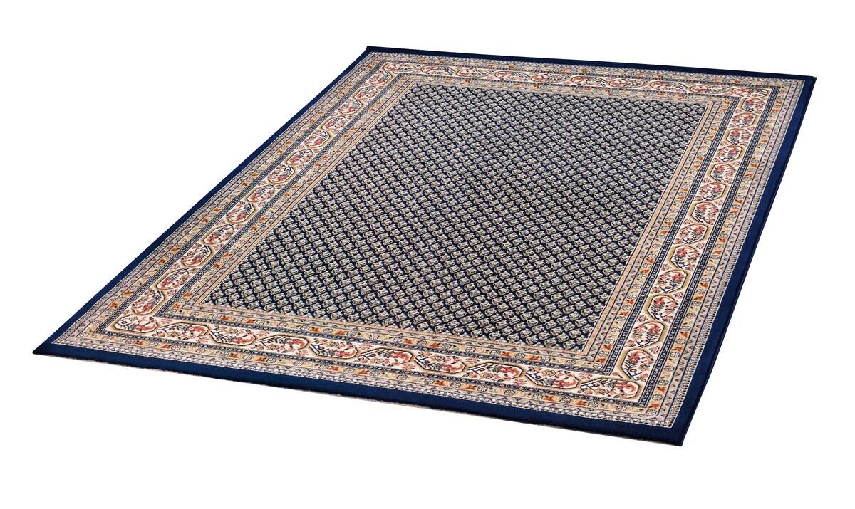 Webteppich Kashmar blau B/L: ca. 80x150 cm