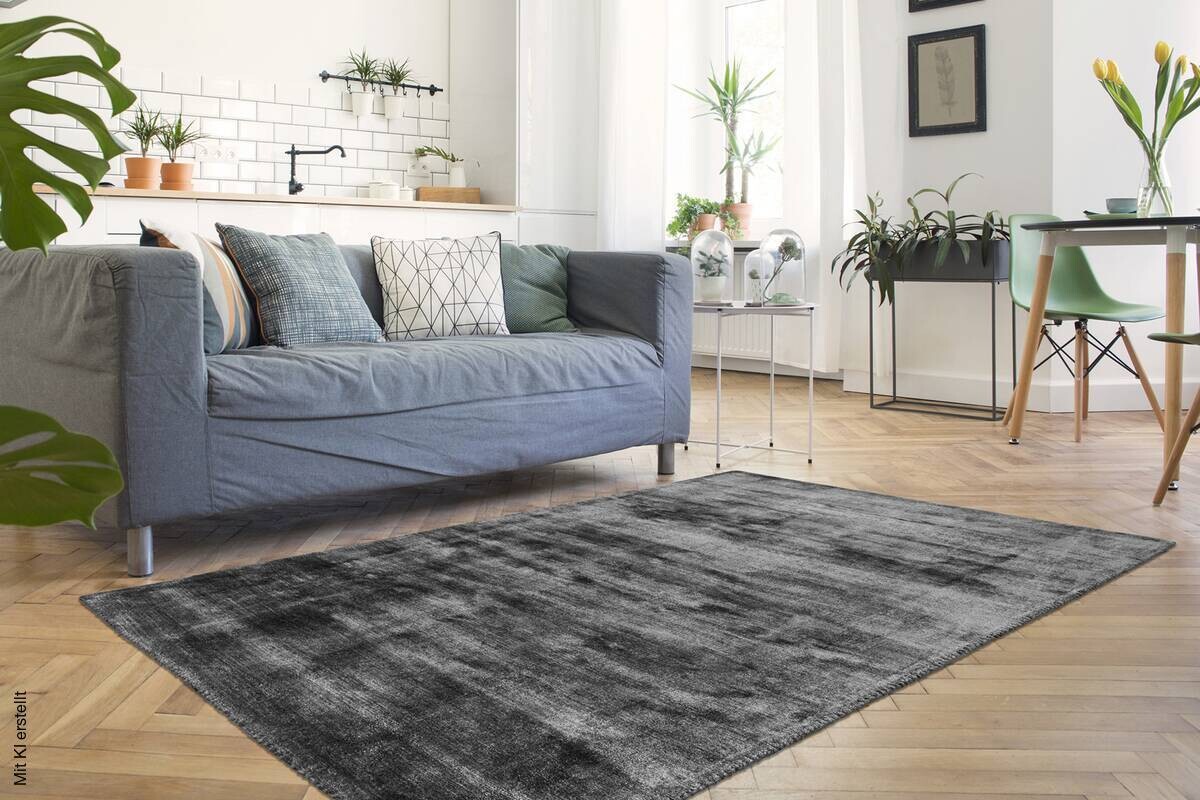 360Living Teppich Village Graphit B/L: ca. 120x170 cm