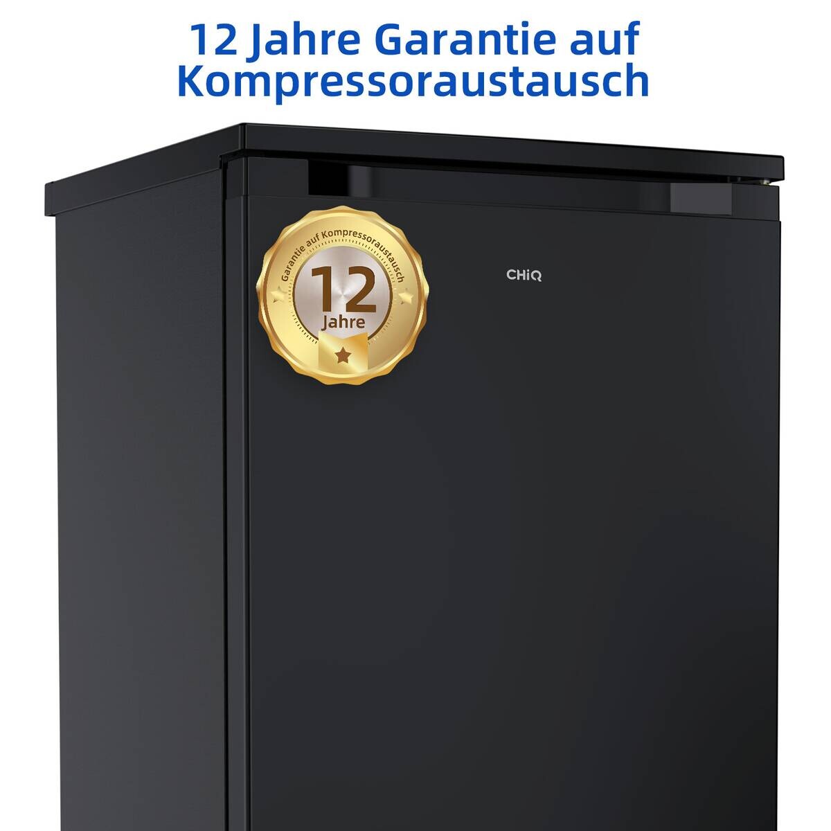 CHiQ Stand-Kühlschrank CKS110CBPO dark Inox B/H/T: ca. 54,9x84,5x55,6 cm