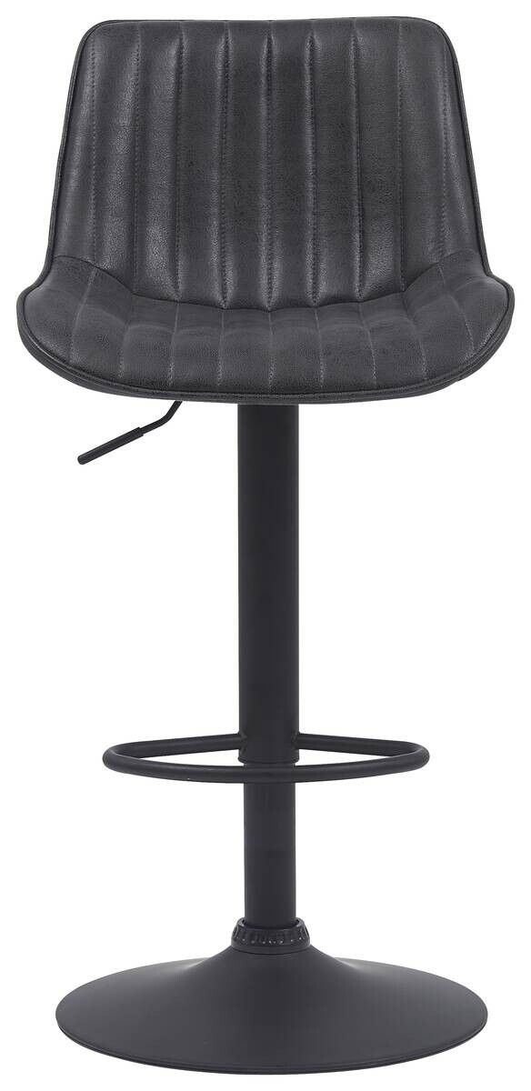Barhocker Sabine anthrazit Microfaser B/H/T: ca. 44x88x54 cm