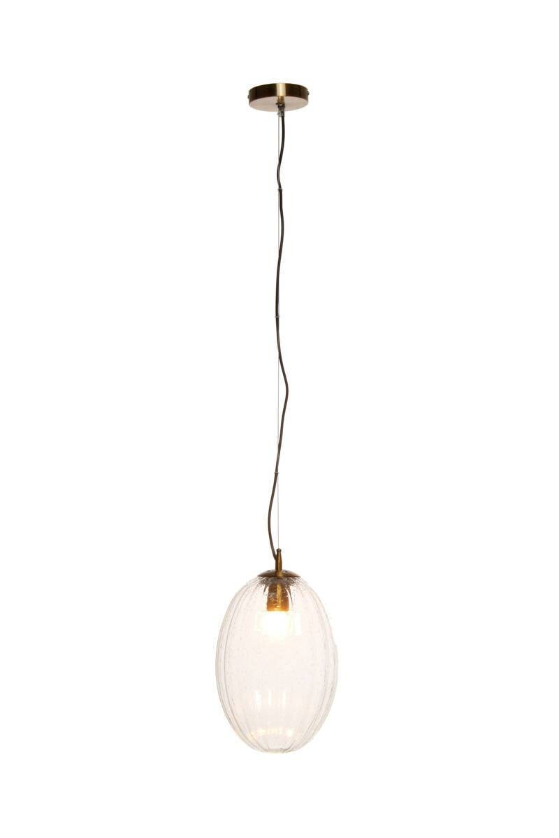 Kayoom Pendelleuchte Virgina 125 klar Glas B/H/L: ca. 23x36x23 cm E27 1 Brennstellen