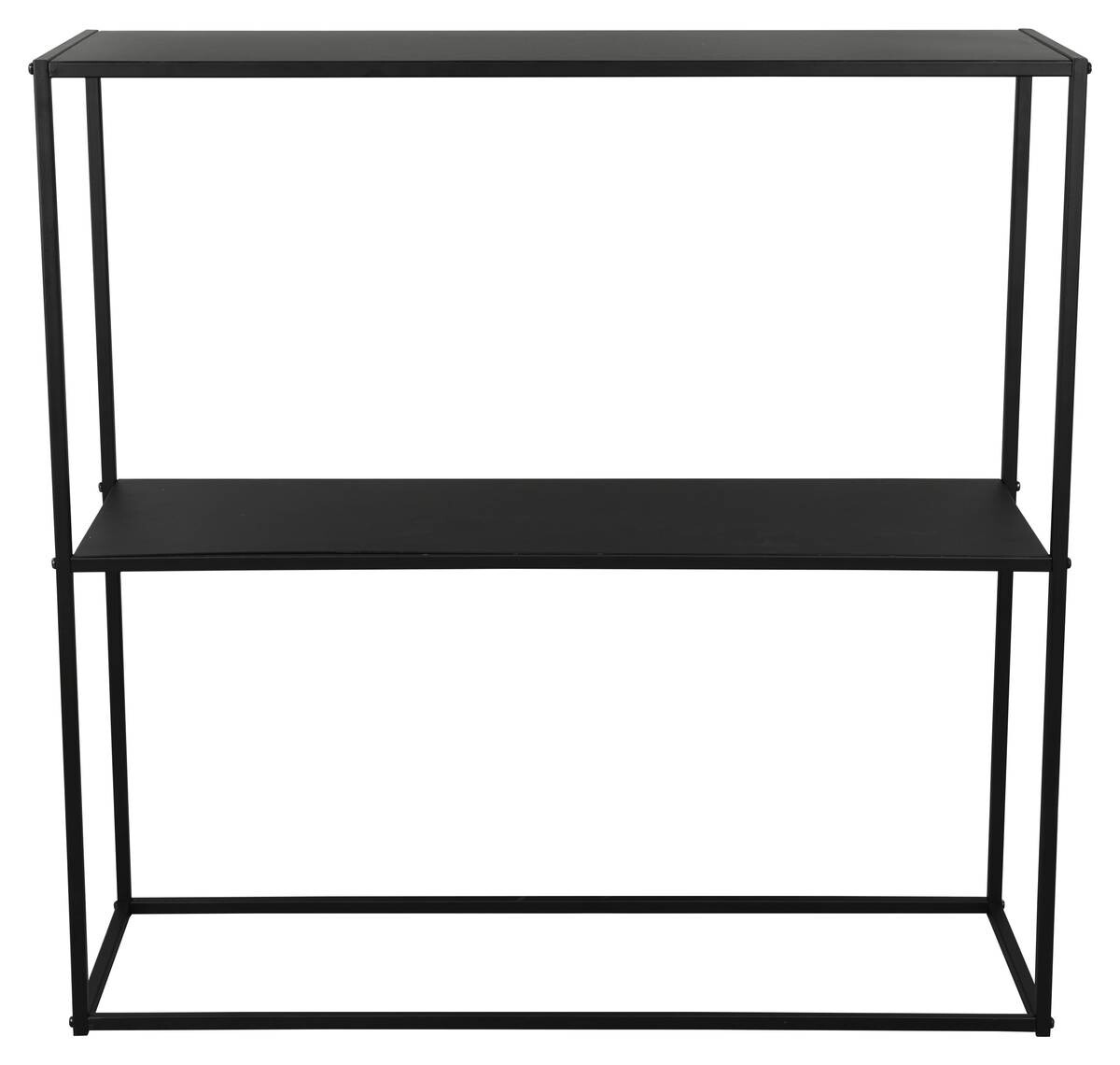 Konsolentisch Chloe schwarz Metall B/H/T: ca. 80x80x27 cm