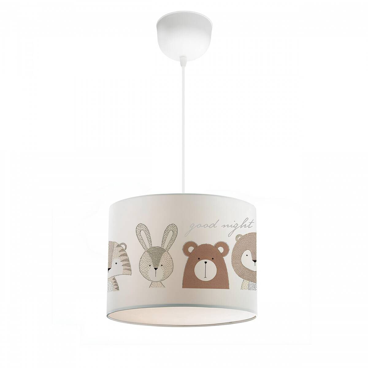 Opviq Pendelleuchte mehrfarbig Stoff B/H/T/L/D: ca. 24x70x24x24x24 cm E27 1 Brennstellen