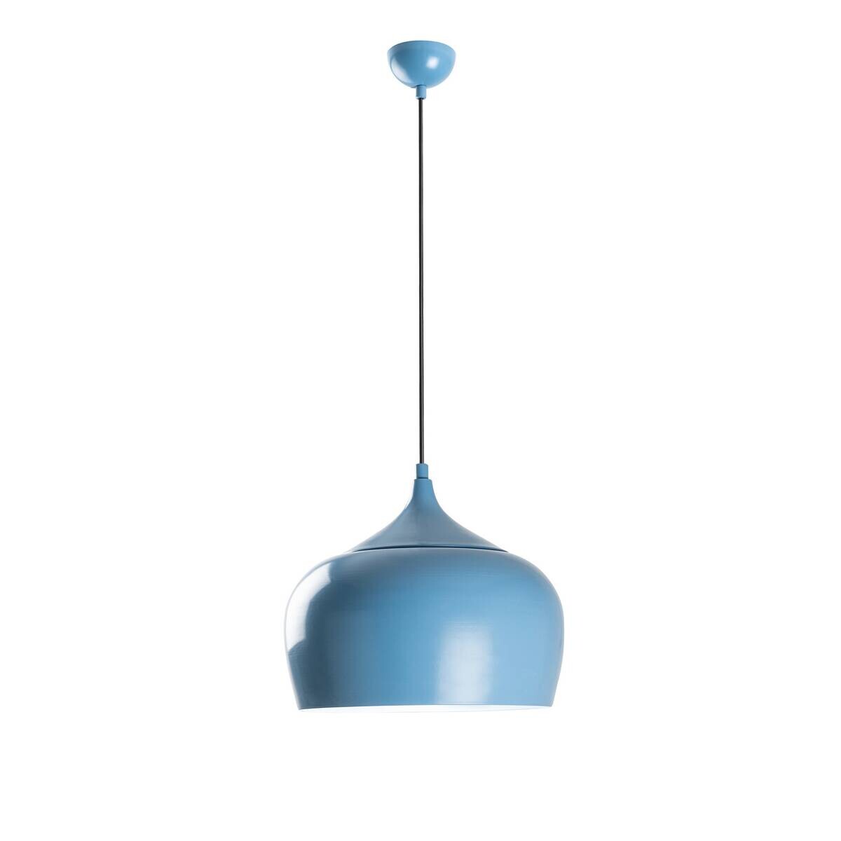 Opviq Pendelleuchte blau B/H/T: ca. 28x125x28 cm E27 1 Brennstellen