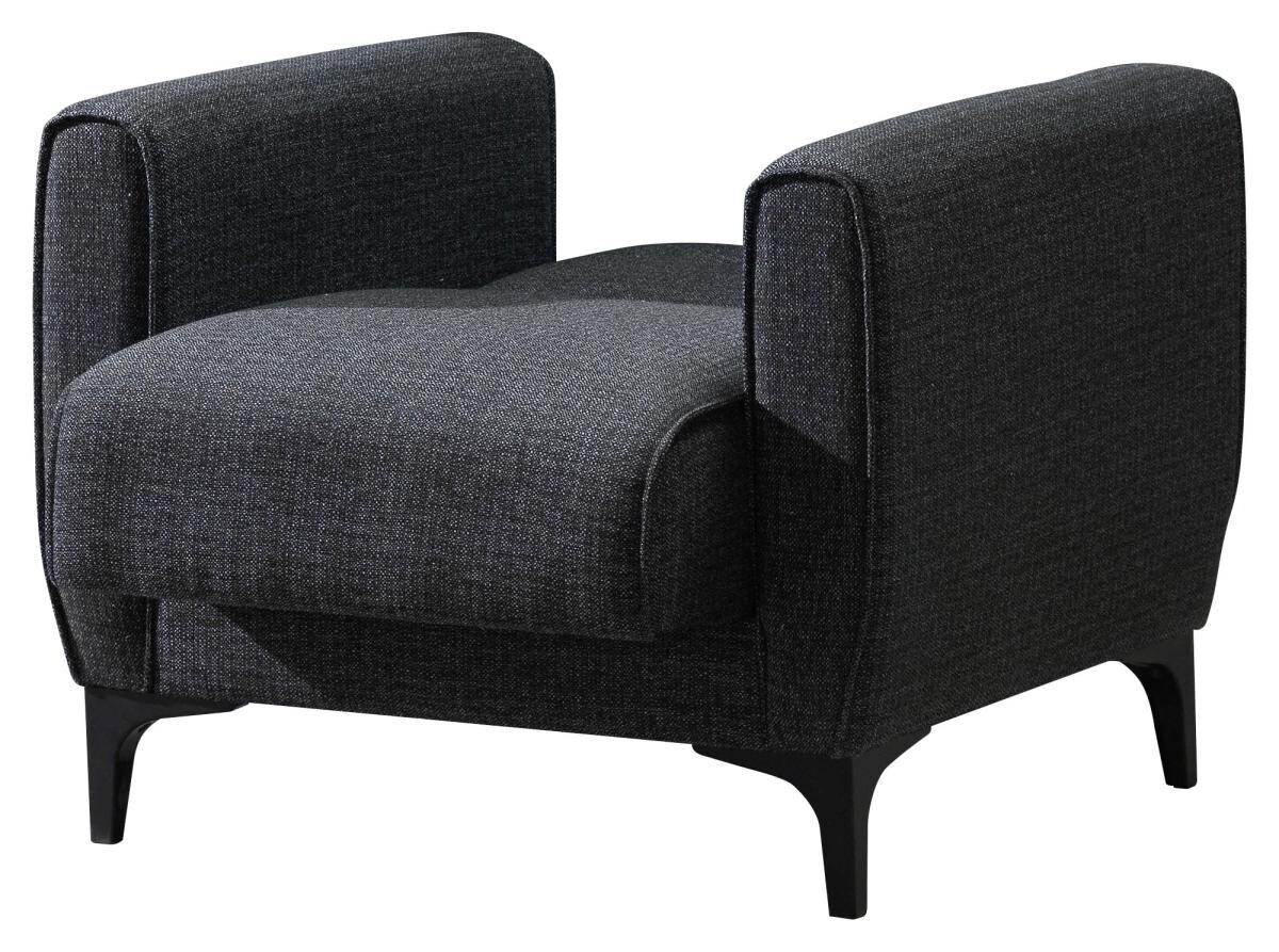 Sofa 3-2-1 San Marino anthrazit Microfaser B/H/T: ca. 76x84x83 cm