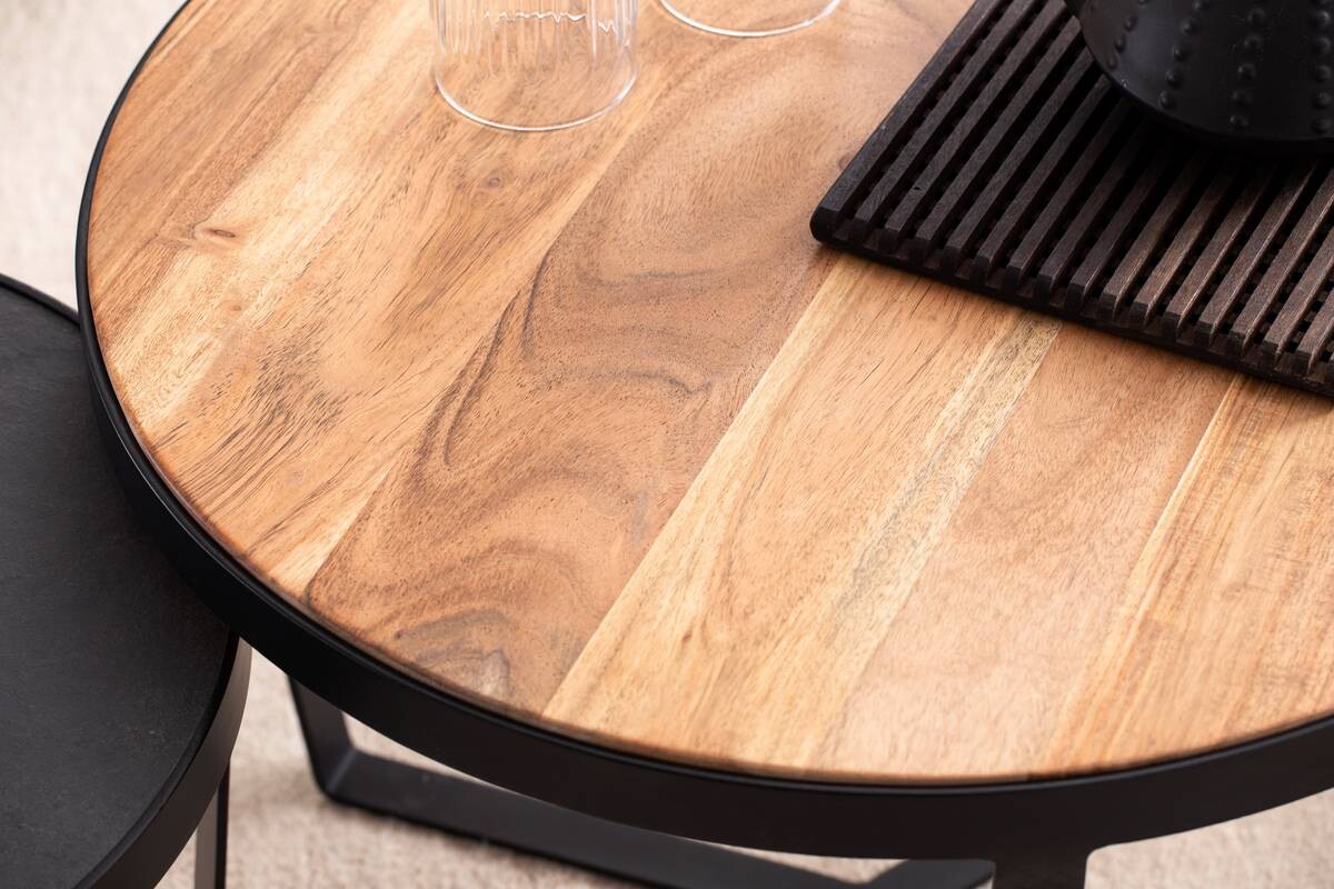 Wohnling Couchtisch 2er.-Set. B/H/T: ca. 60x40x60 cm