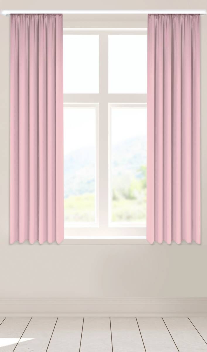 POCOline Verdunklungsvorhang Luna rosa B/L: ca. 135x170 cm