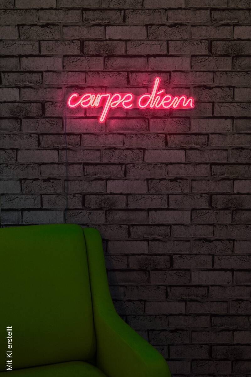 Opviq LED-Wandleuchte rosa PVC B/H/T/L: ca. 53x20x2x53 cm