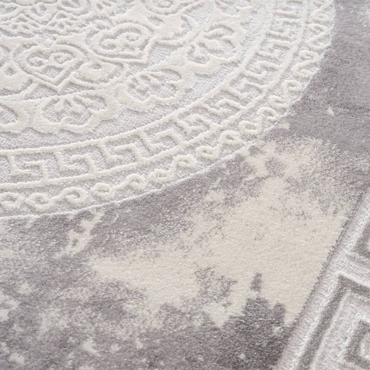 Sanat Teppich Harmony hellgrau B/L: ca. 120x160 cm