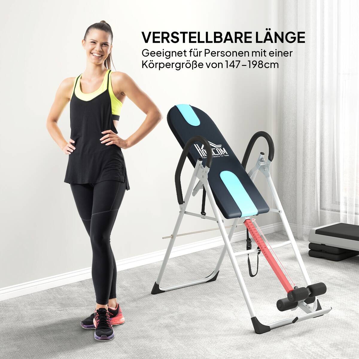 HOMCOM Inversionsbank B/H/L: ca. 142x126x65 cm