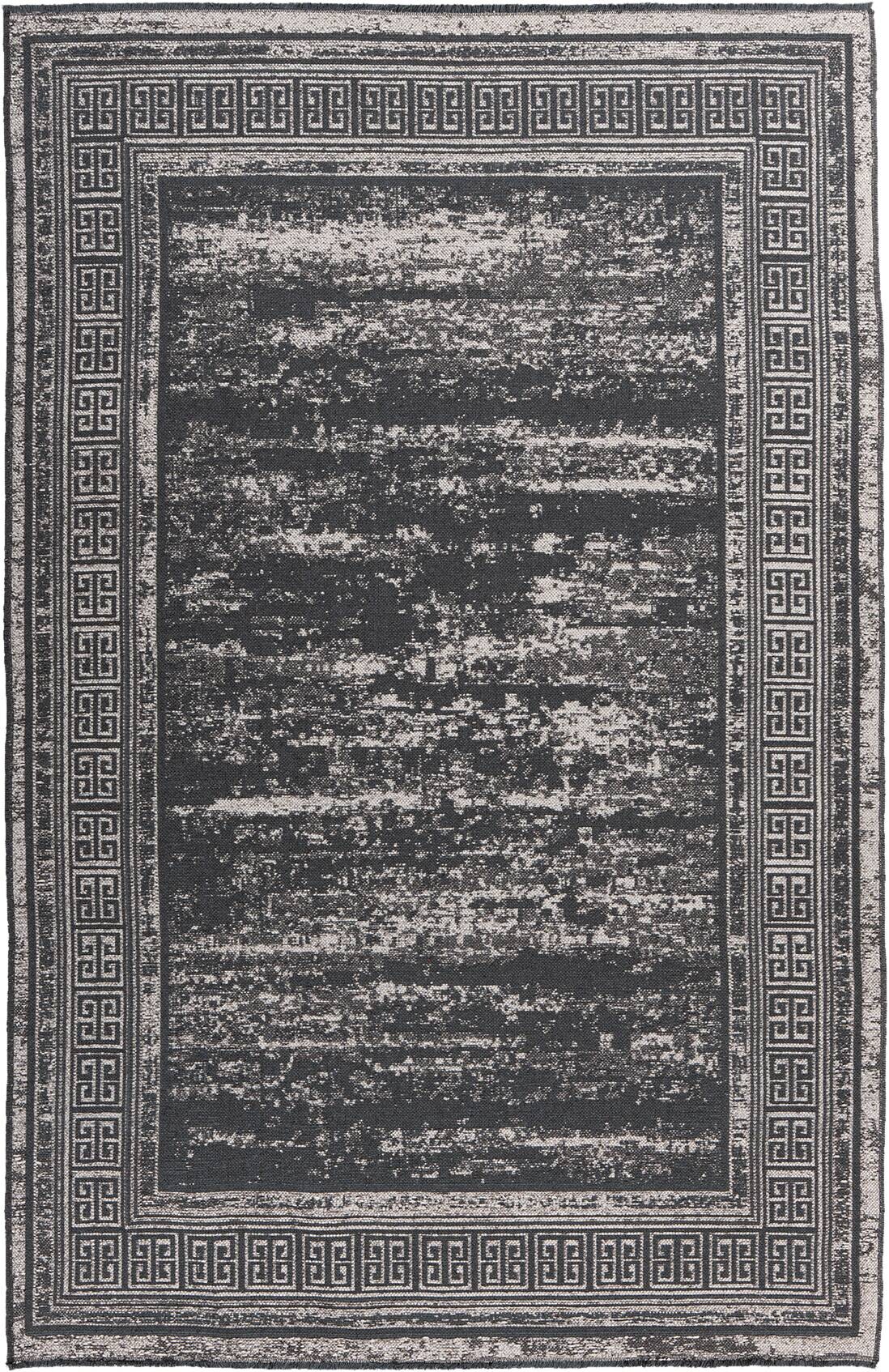 Kayoom Flachflorteppich Kalea 325 grau B/H/L: ca. 160x0,8x230 cm