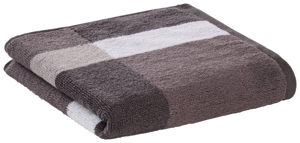 Handtuch grau 100% Baumwolle B/L: ca. 50x100 cm