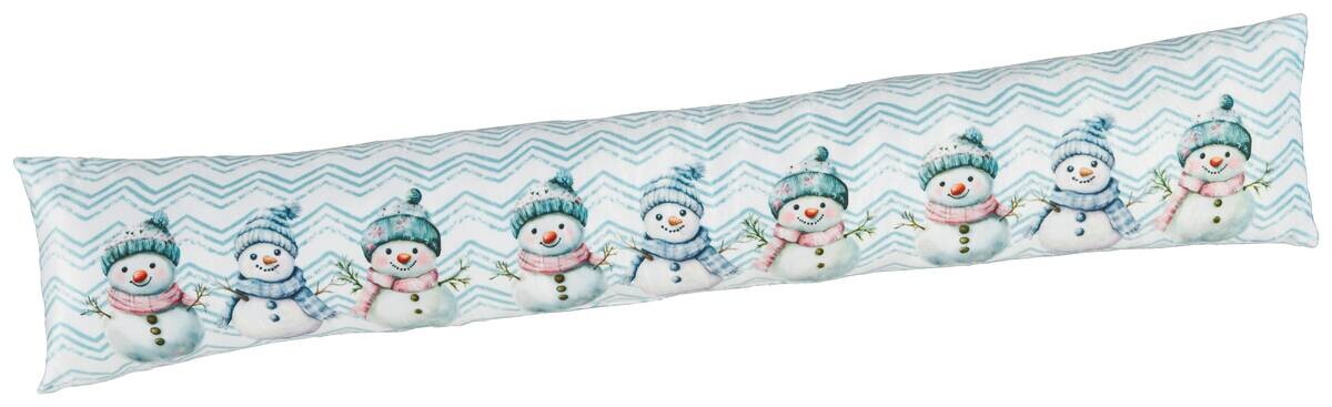 Zugluftstopper hellblau 100% Polyester B/L: ca. 15x90 cm