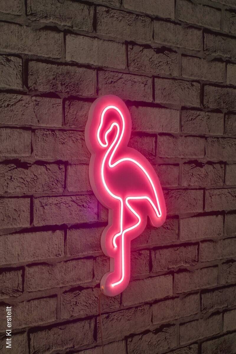 Opviq LED-Wandleuchte rosa PVC B/H/T/L: ca. 23x42x2x23 cm