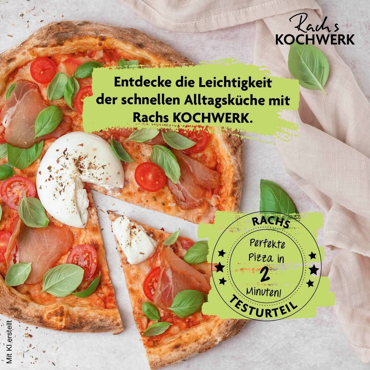 Rachs KOCHWERK Gas-Pizzaofen silber Edelstahl B/H/L/D: ca. 61,5x32x70,5x55 cm