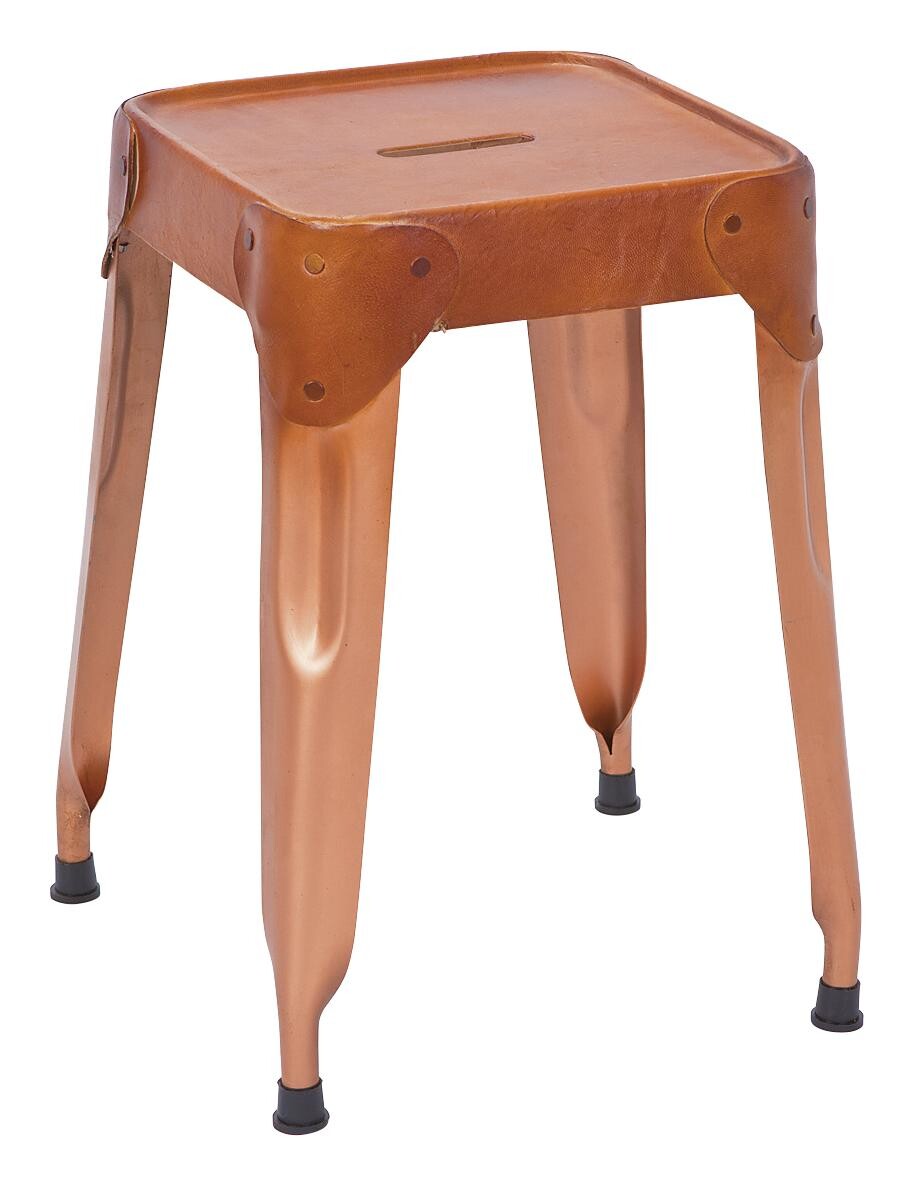 Inter Link Hocker Reema Kupfer Metall B/H/T: ca. 35x45x35 cm