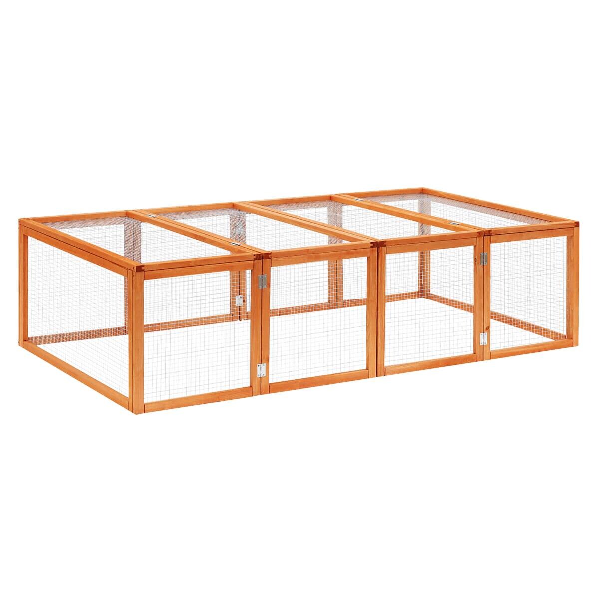 PawHut Gehege natur Polypropylen B/H/L: ca. 100x181x48 cm