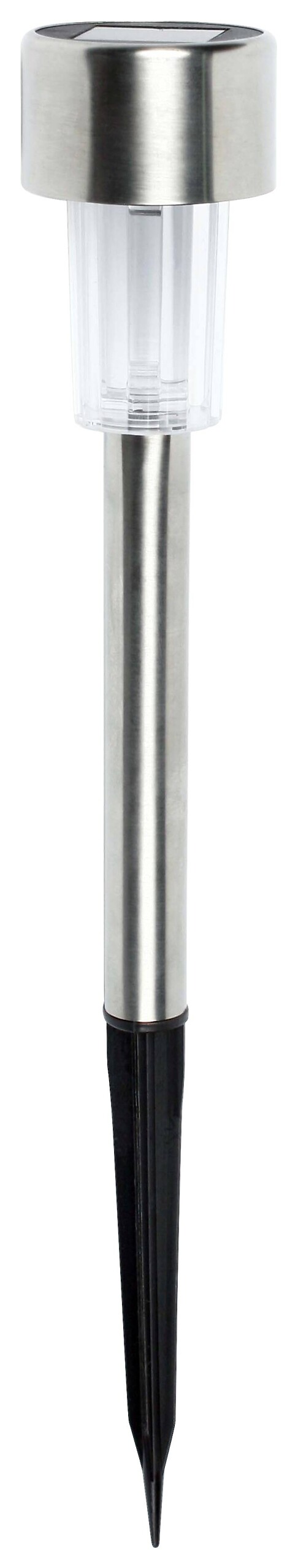 Solarleuchte Edelstahl Edelstahl H/D: ca. 29,5x4,5 cm